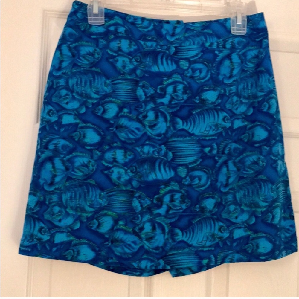 EP Pro Fish print golf skort EUC